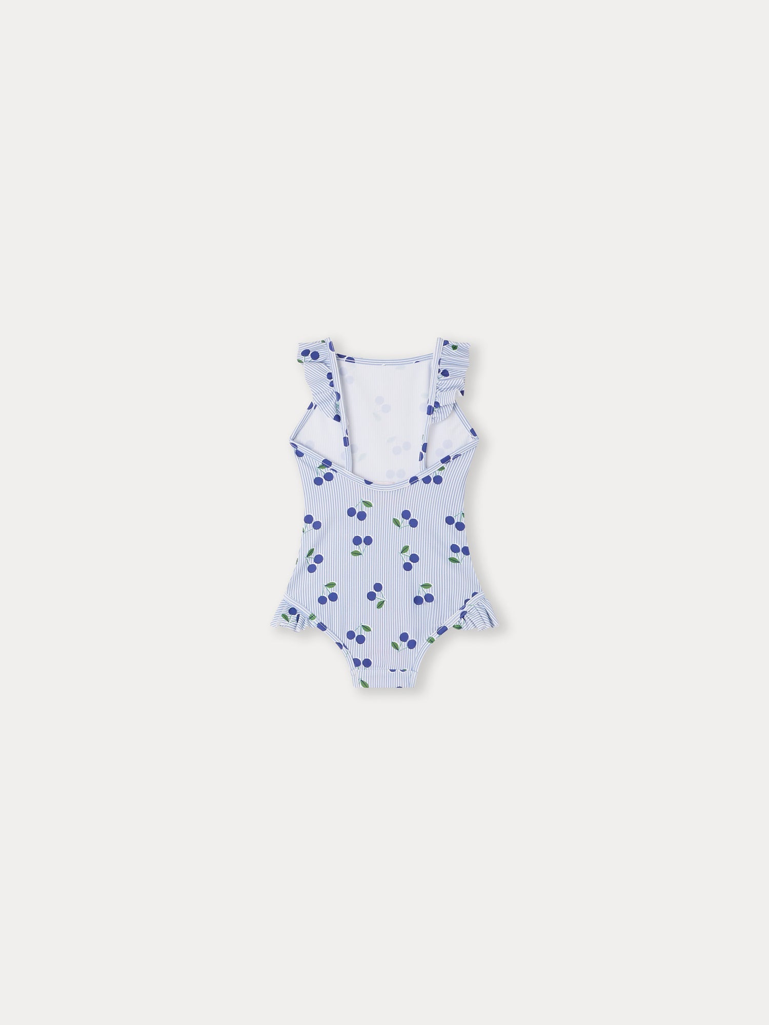 Baby Girls Blue Stripes Swimsuit
