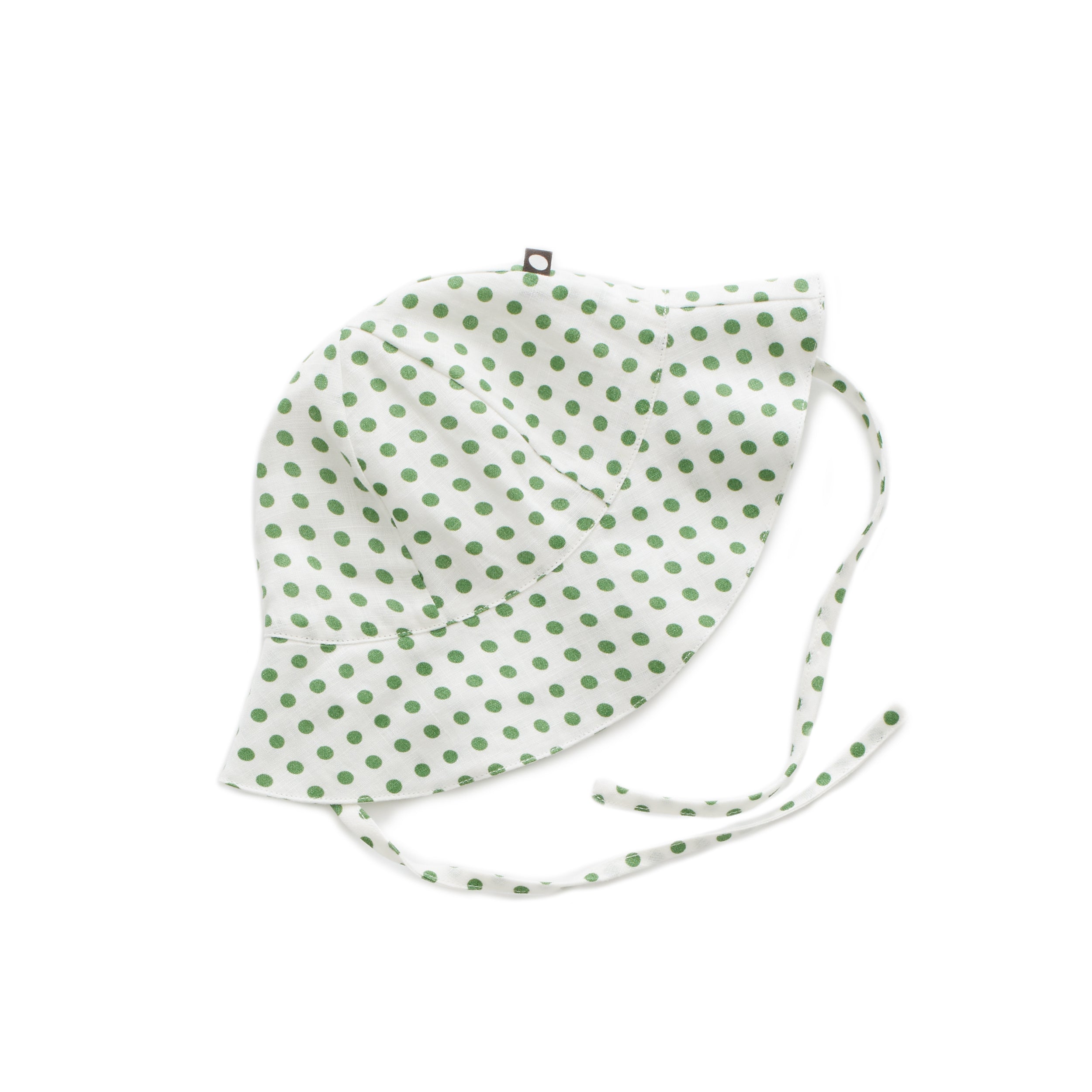Baby Girls Green Dots Hat
