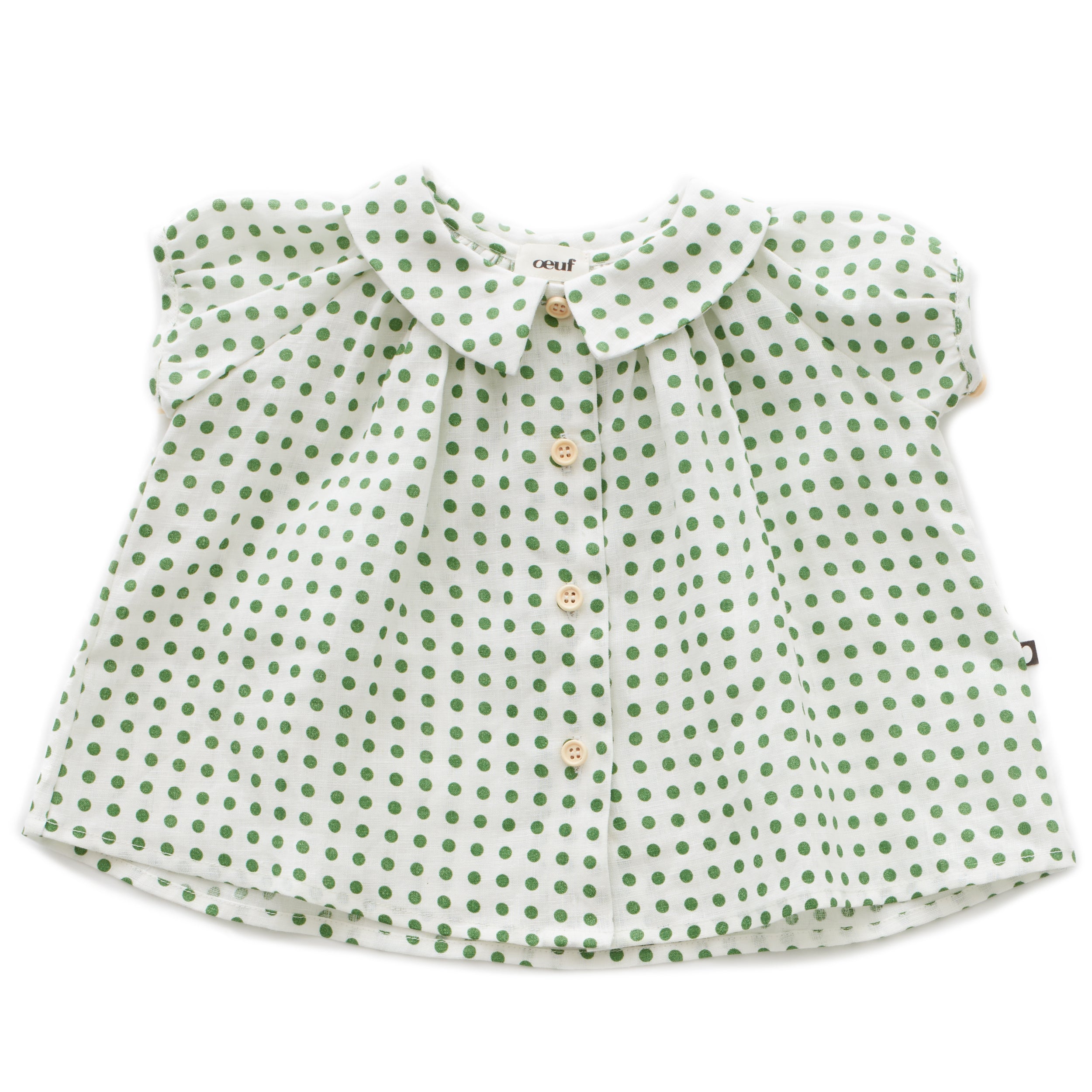 Girls Green Dots Top