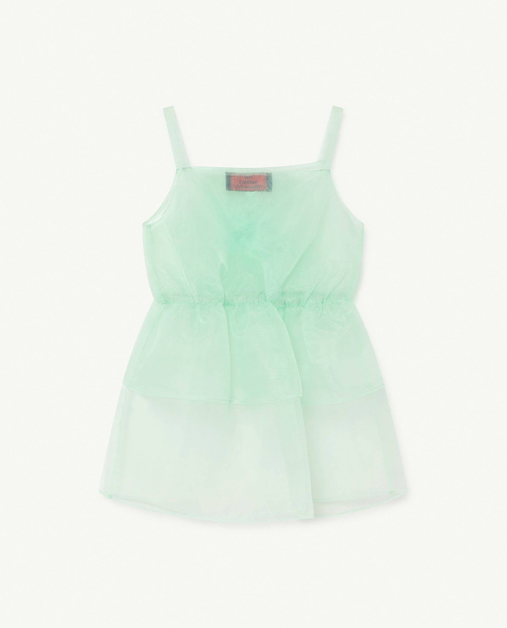 Girls Green Flower Tulle Dress