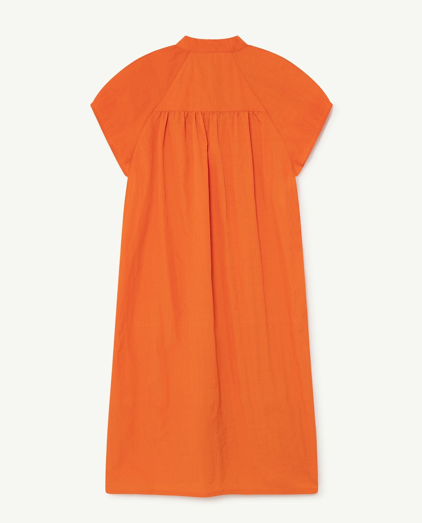 Girls Orange Logo Dress