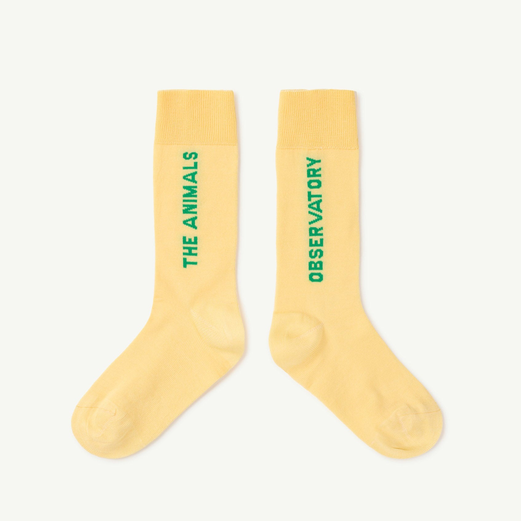 Boys & Girls Yellow Logo Cotton Socks