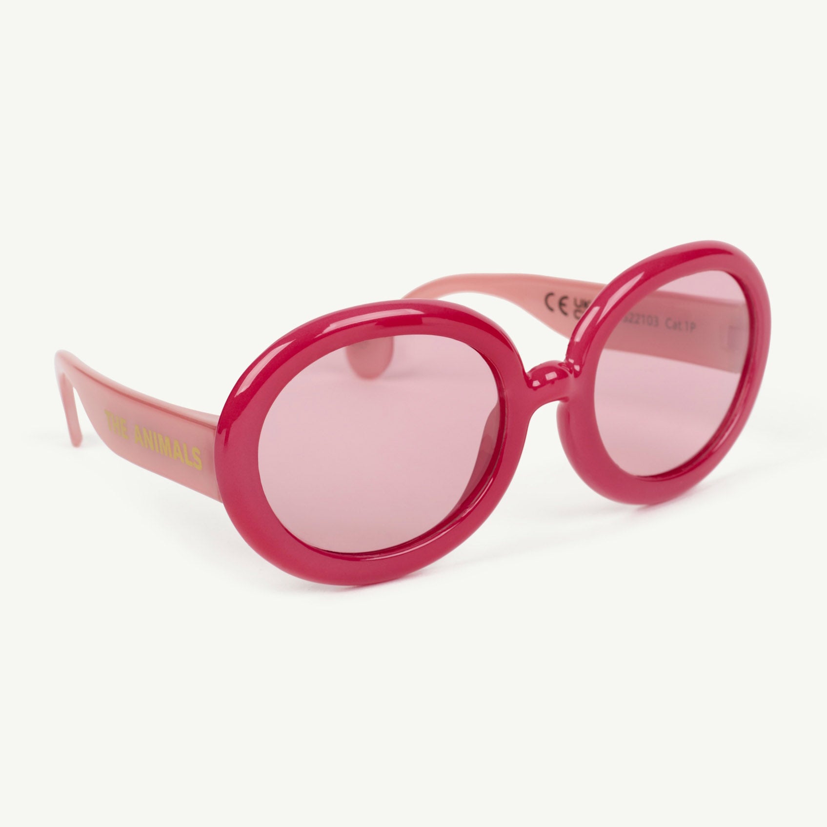 Circular Fuchsia Sunglasses