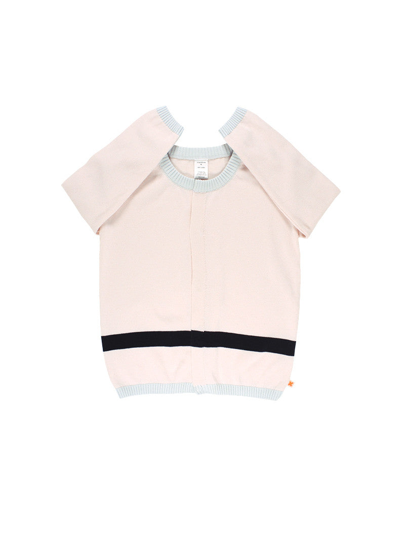 Girls Light Pink Knitted Sweater