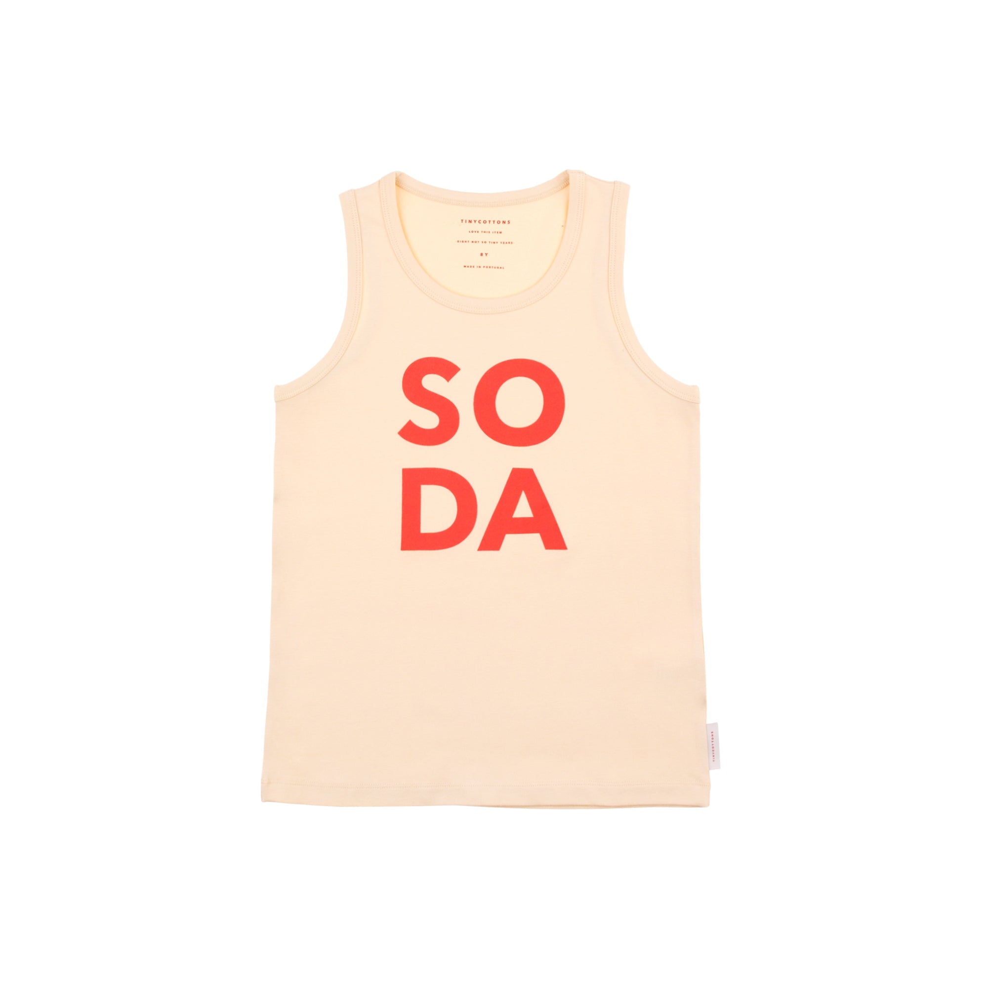 Boys & Girls Cream Pima Cotton Top
