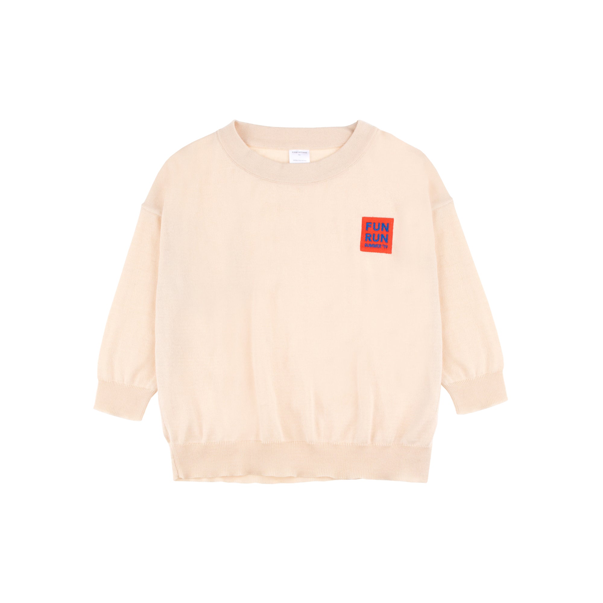 Girls Light Pink Cotton Sweatshirt