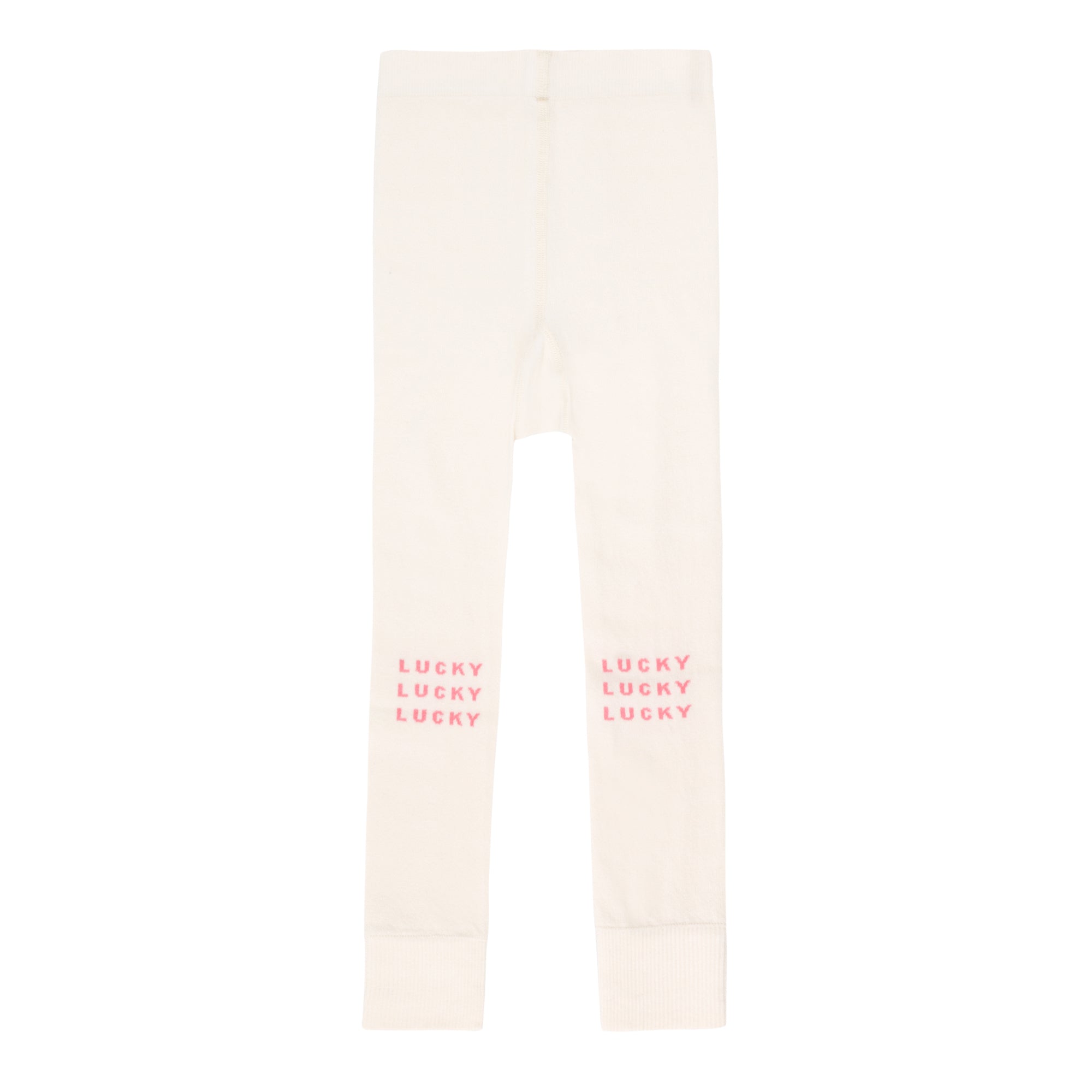 Girls Light Pink Cotton Leggings