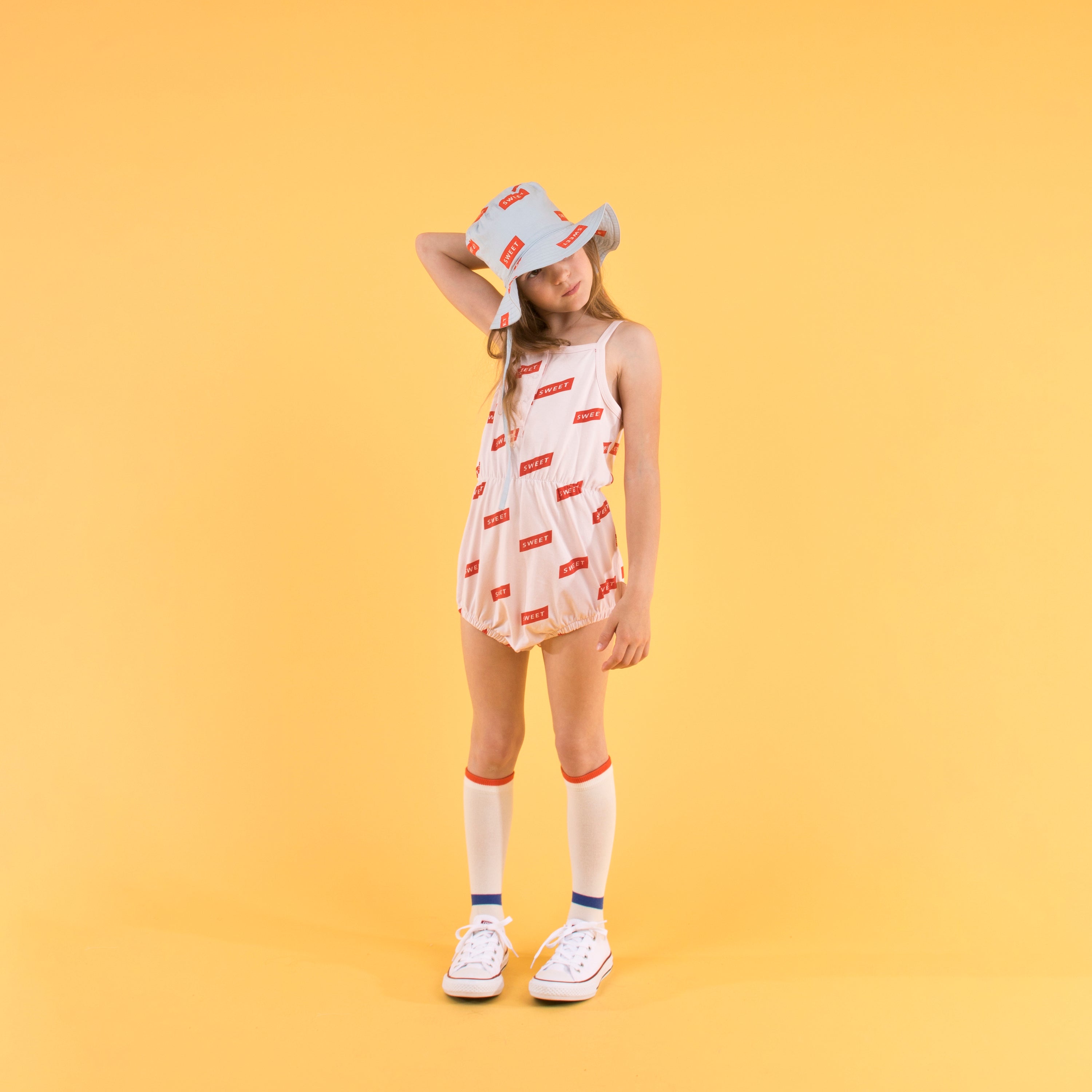 Girls Pearl Pima Cotton Romper