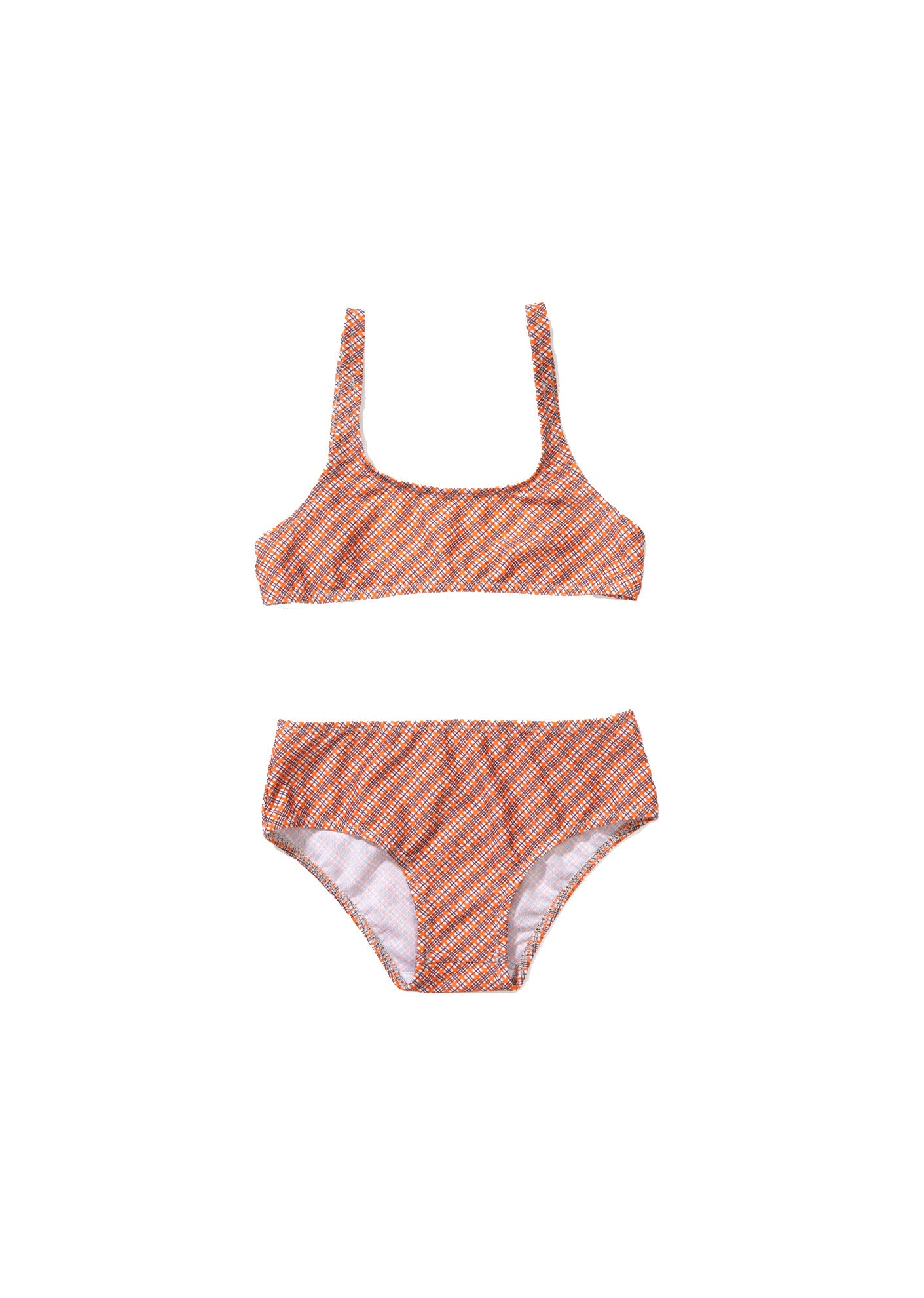 Girls Mandarine Check Bikini