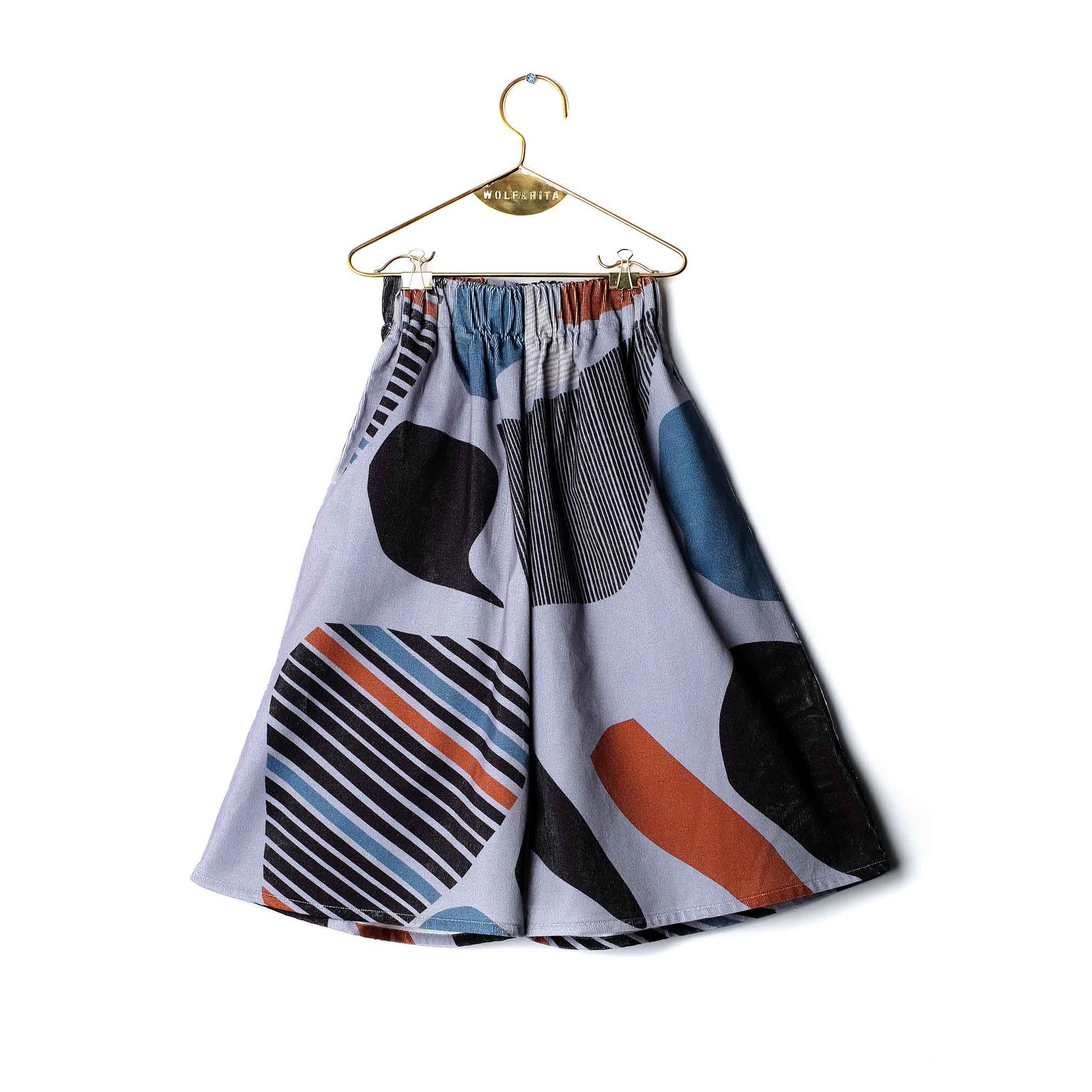Girls Shapes Cotton Trousers
