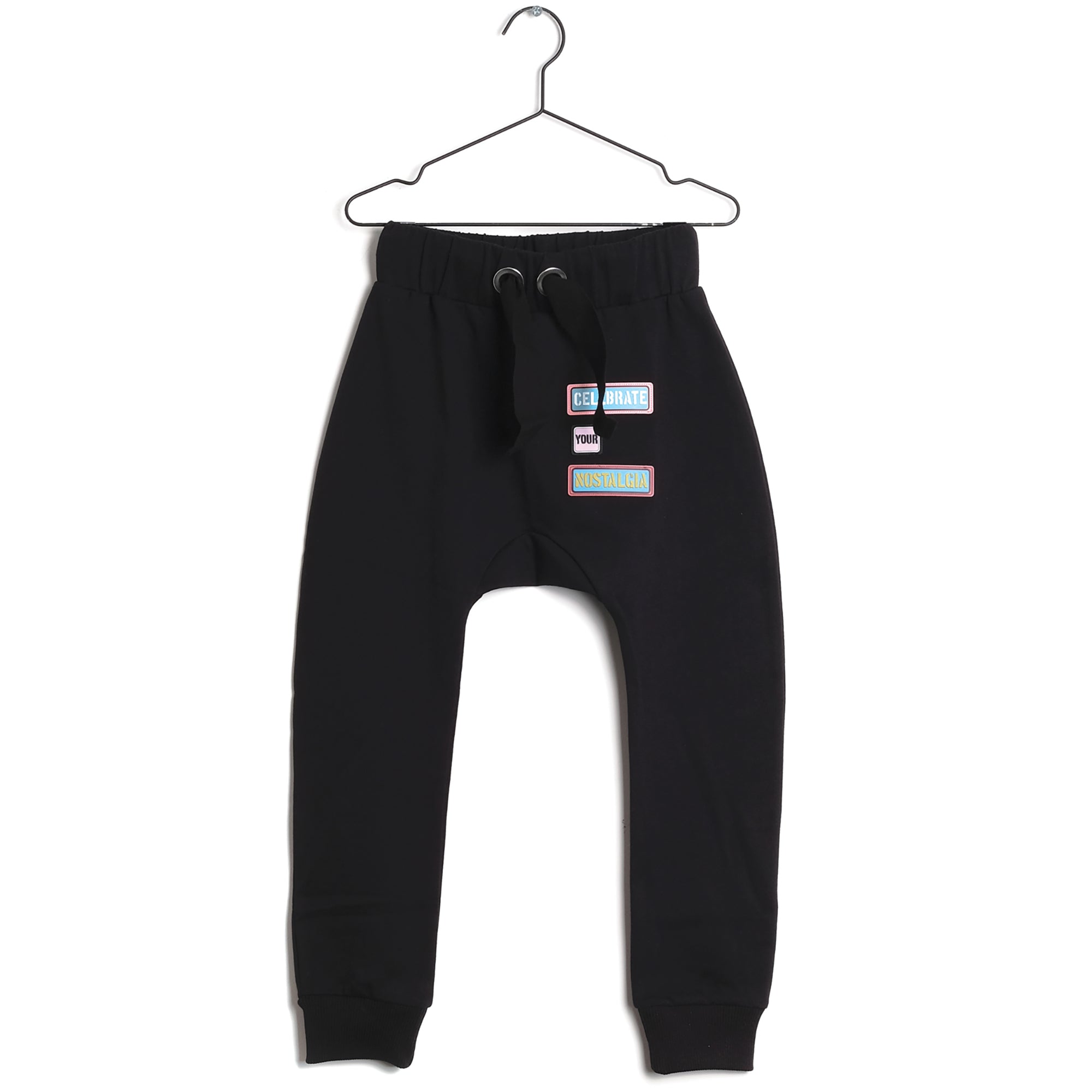 Girls Black Cotton Trousers