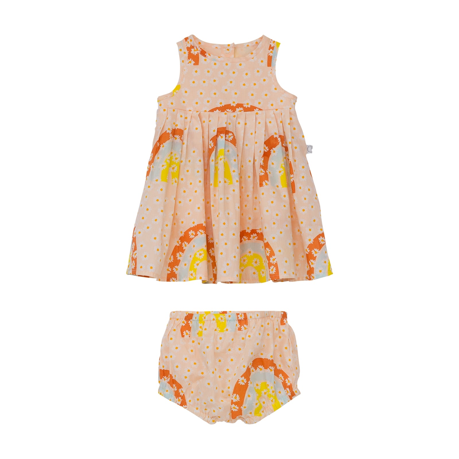 Baby Girls Light Pink Floral Dress Set