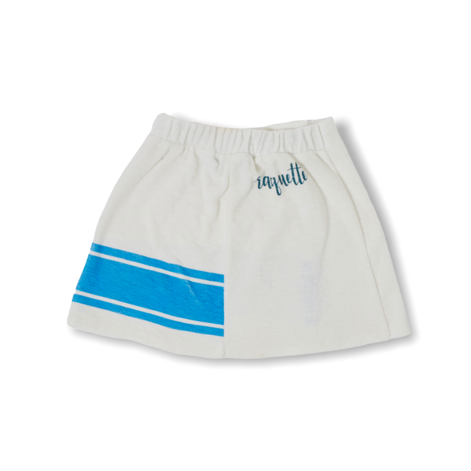 Girls White Cotton Skirt