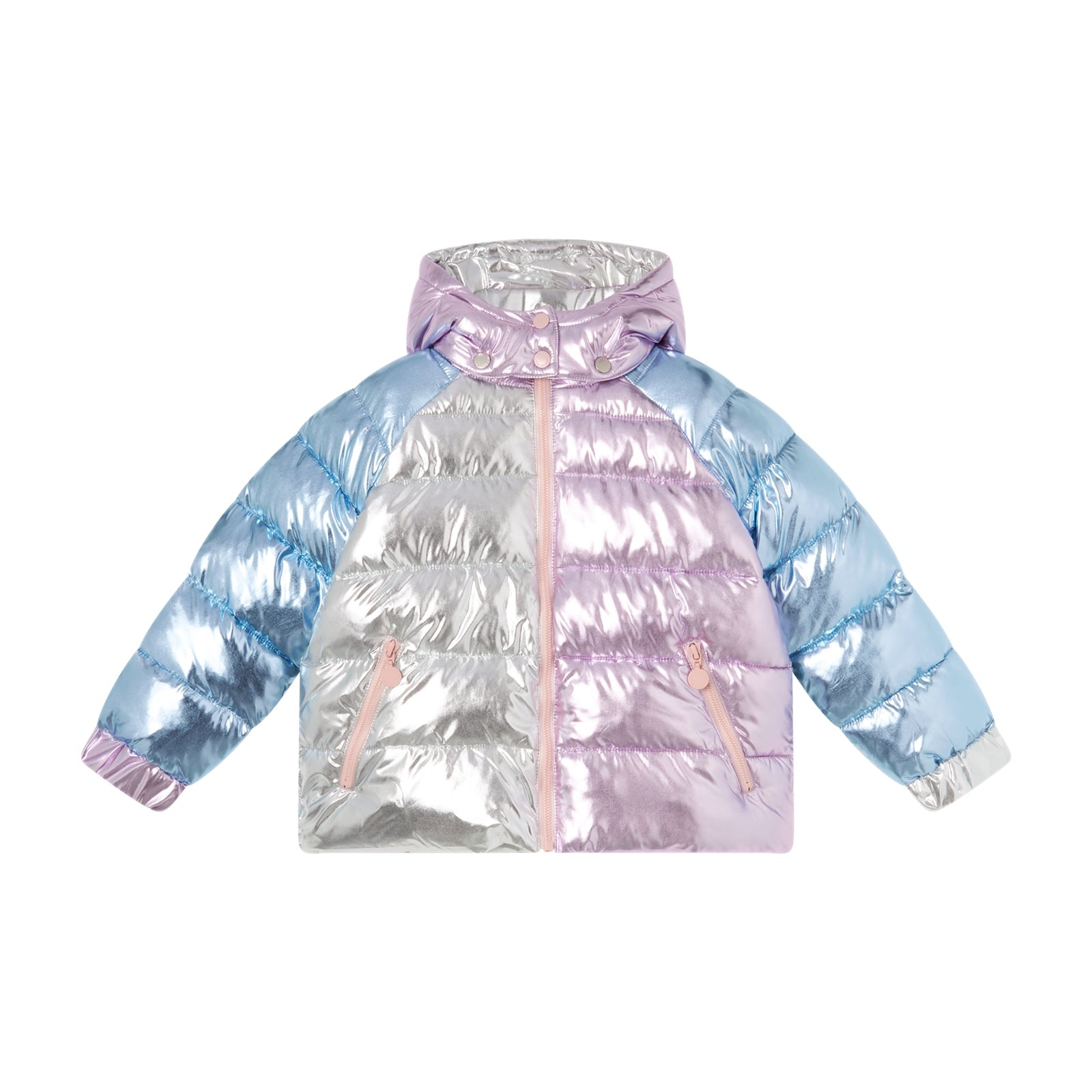 Girls Multicolor Padded Jacket