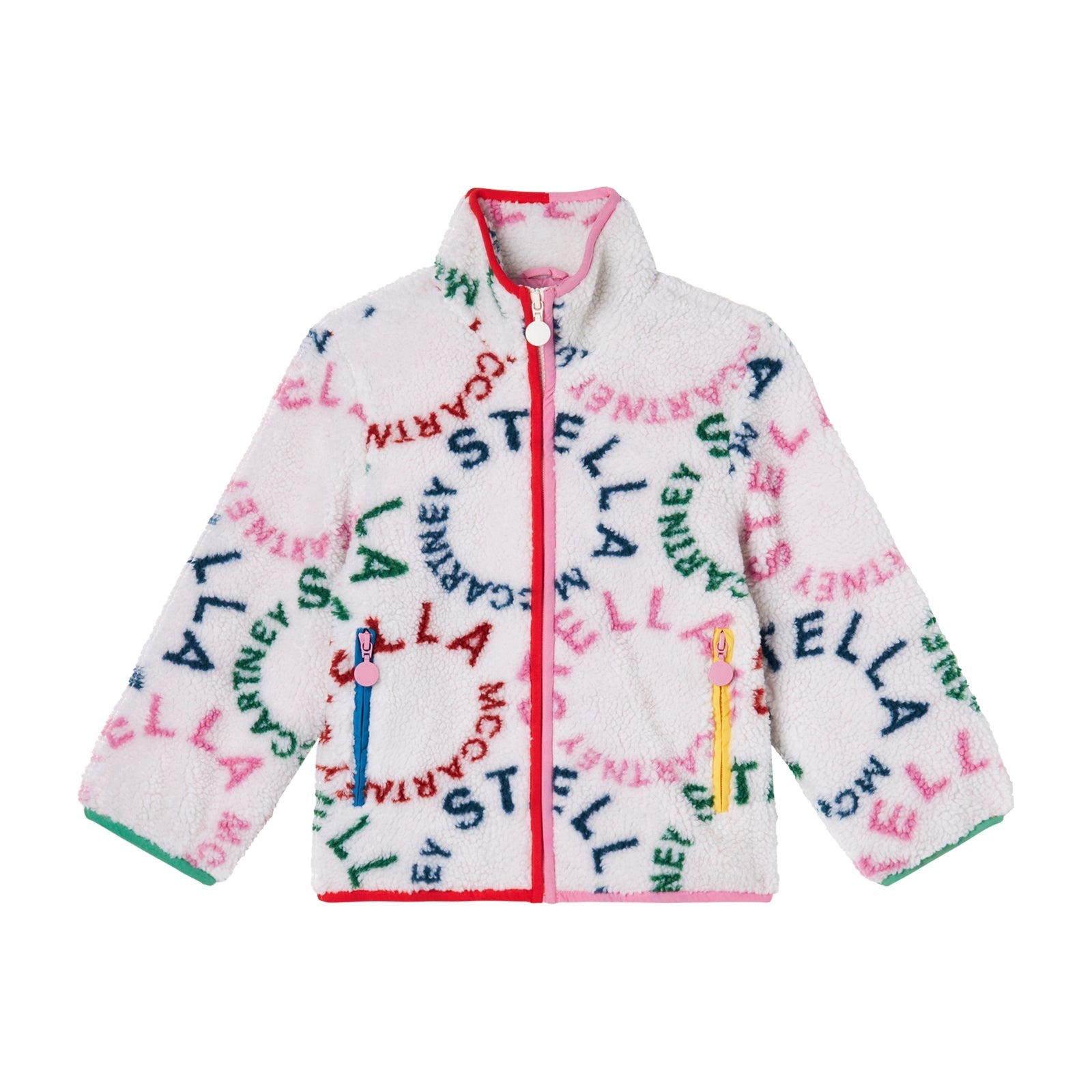 Girls White Logo Jacket
