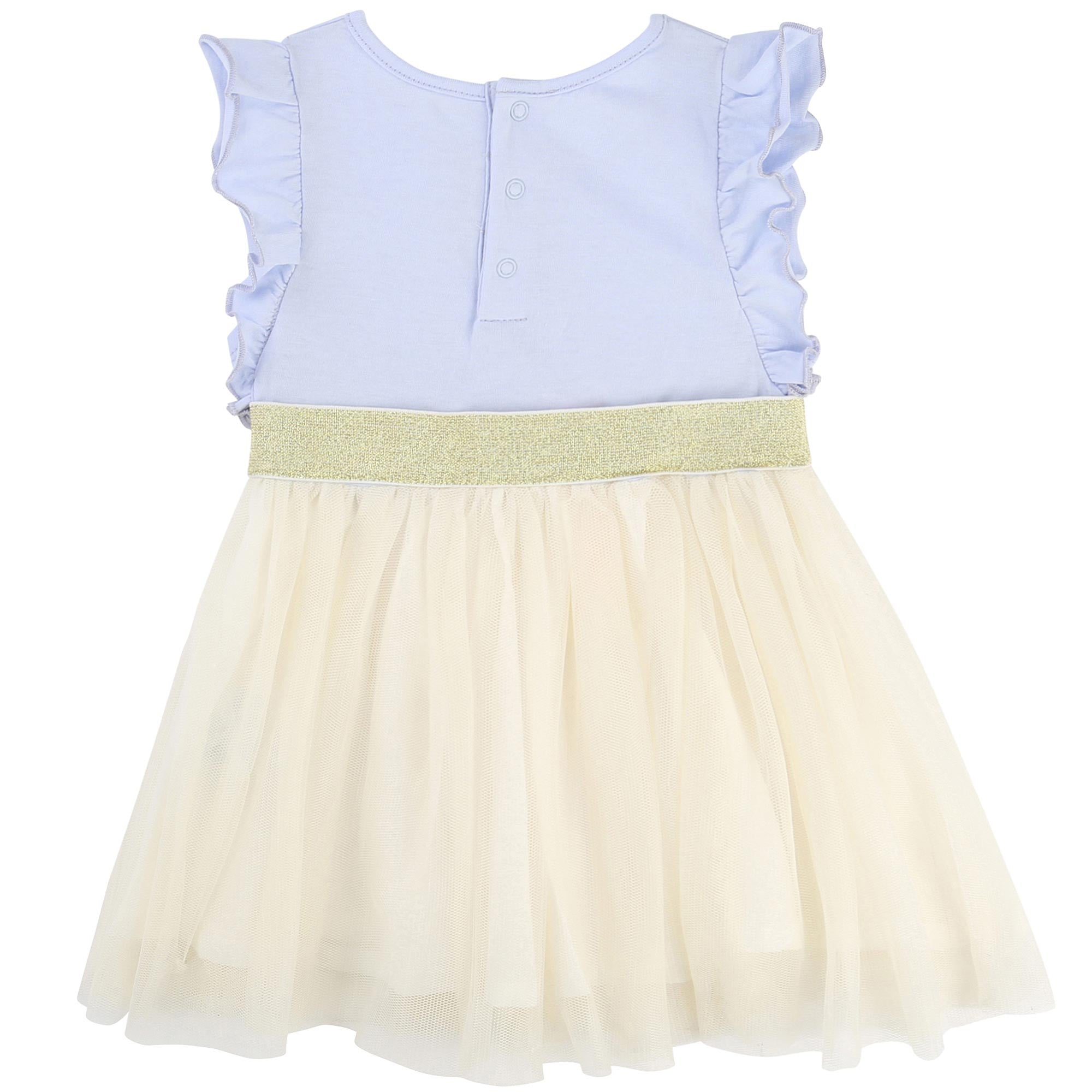 Baby Girls Lilac Jersey & Tulle Dress