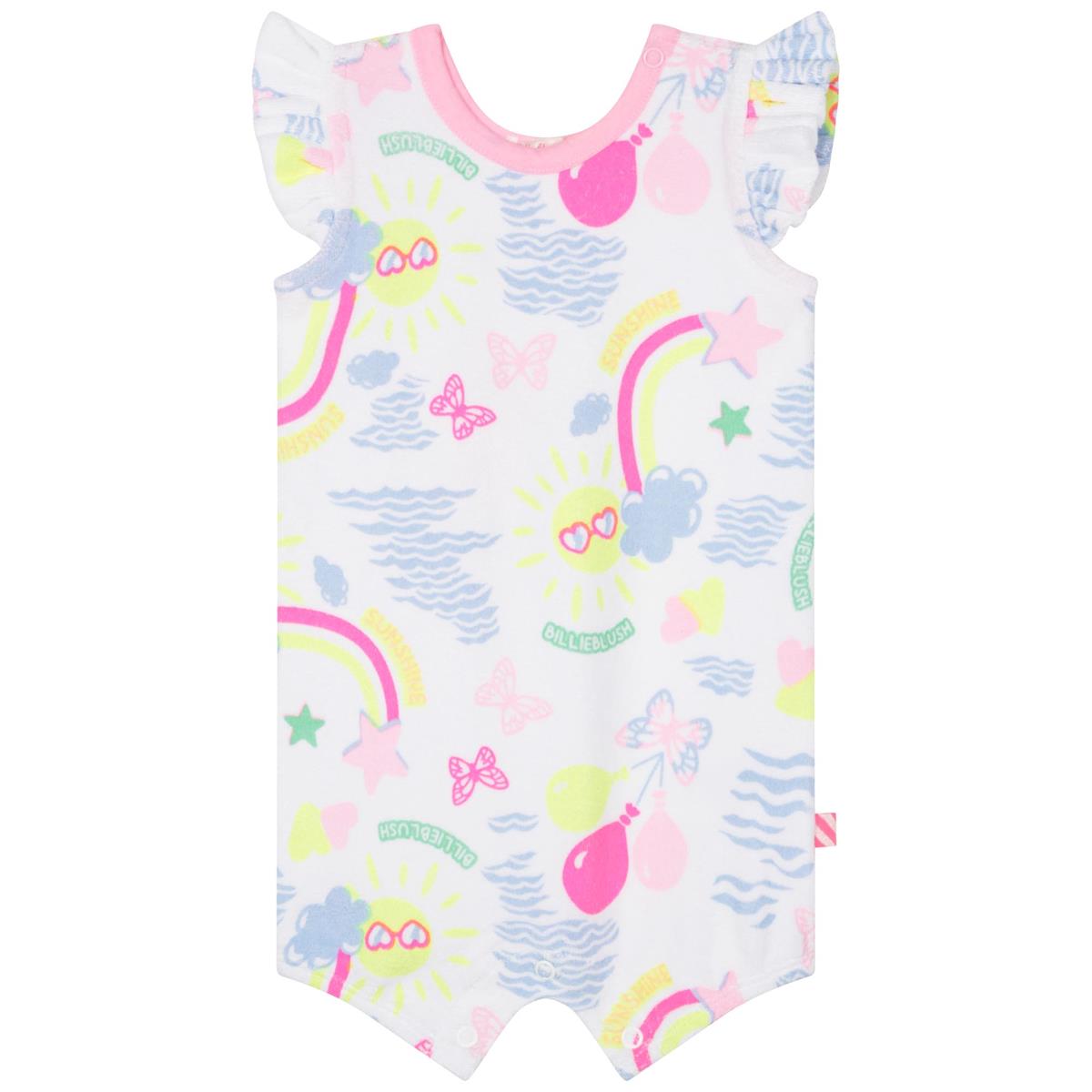 Girls Multicolor Babysuit