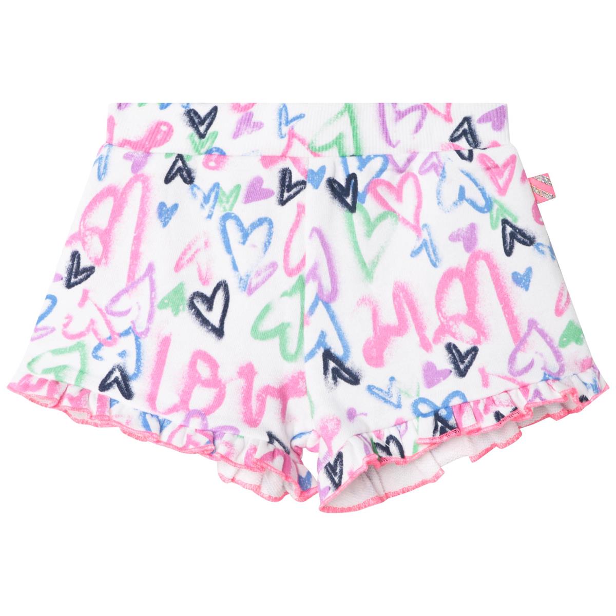 Baby Girls White Shorts