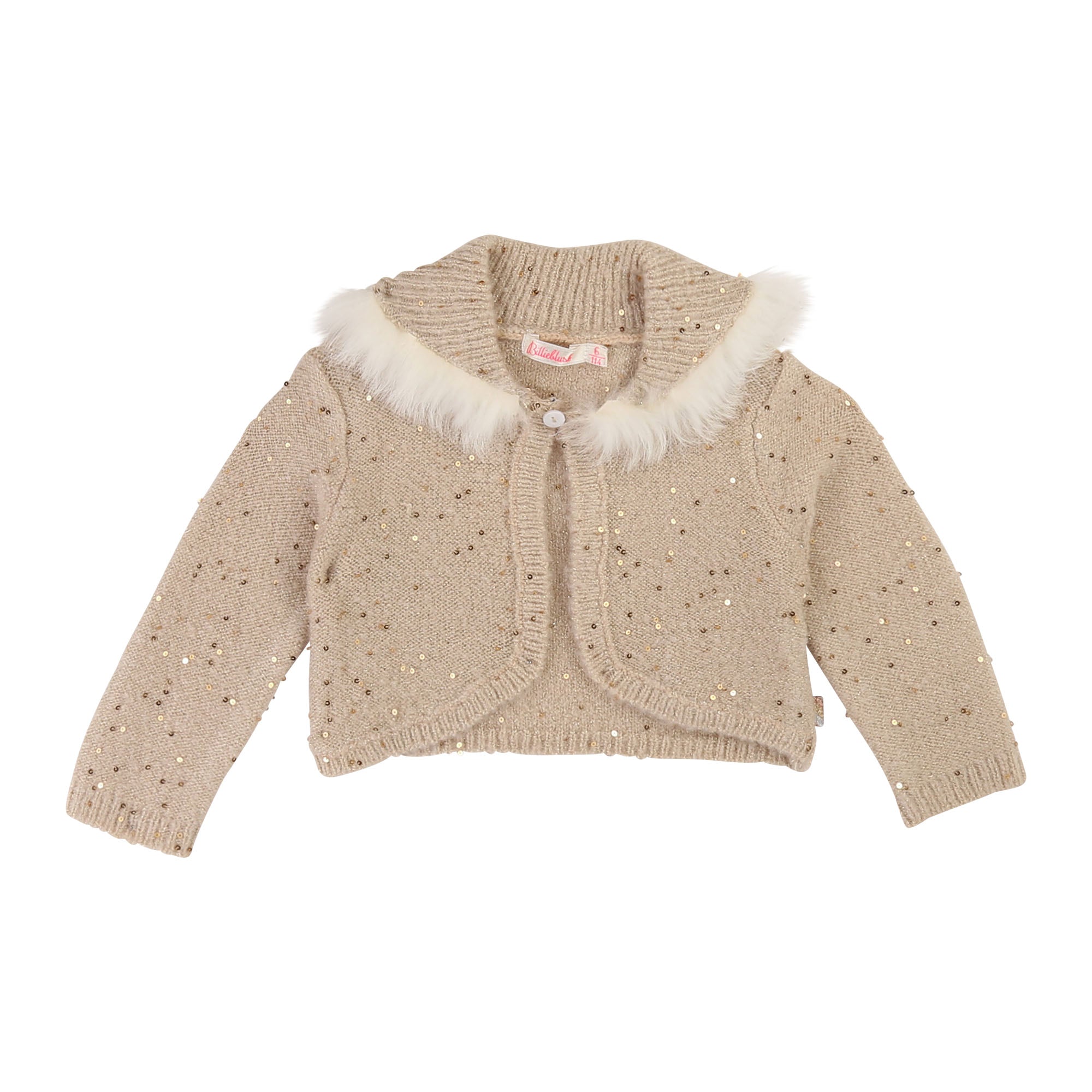 Baby Girls Beige Cardigan