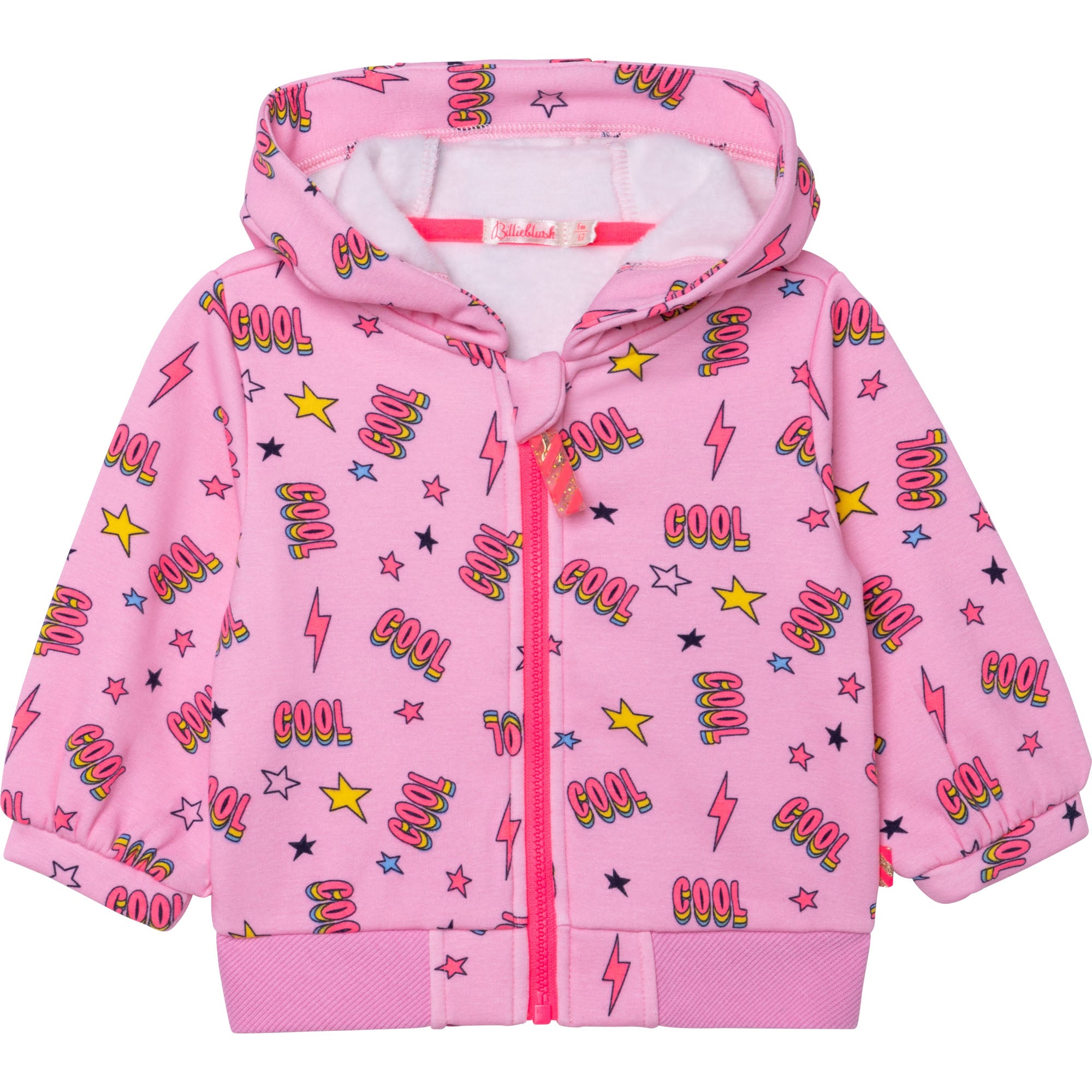 Baby Girls Pink Printing Cardigan