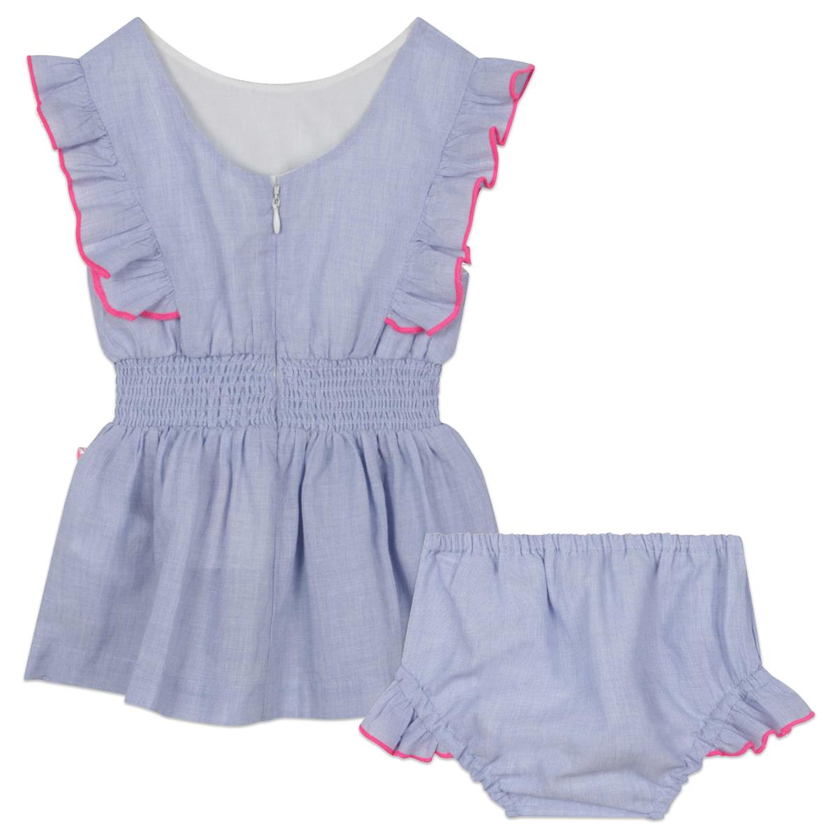 Baby Girls Blue Dress Set