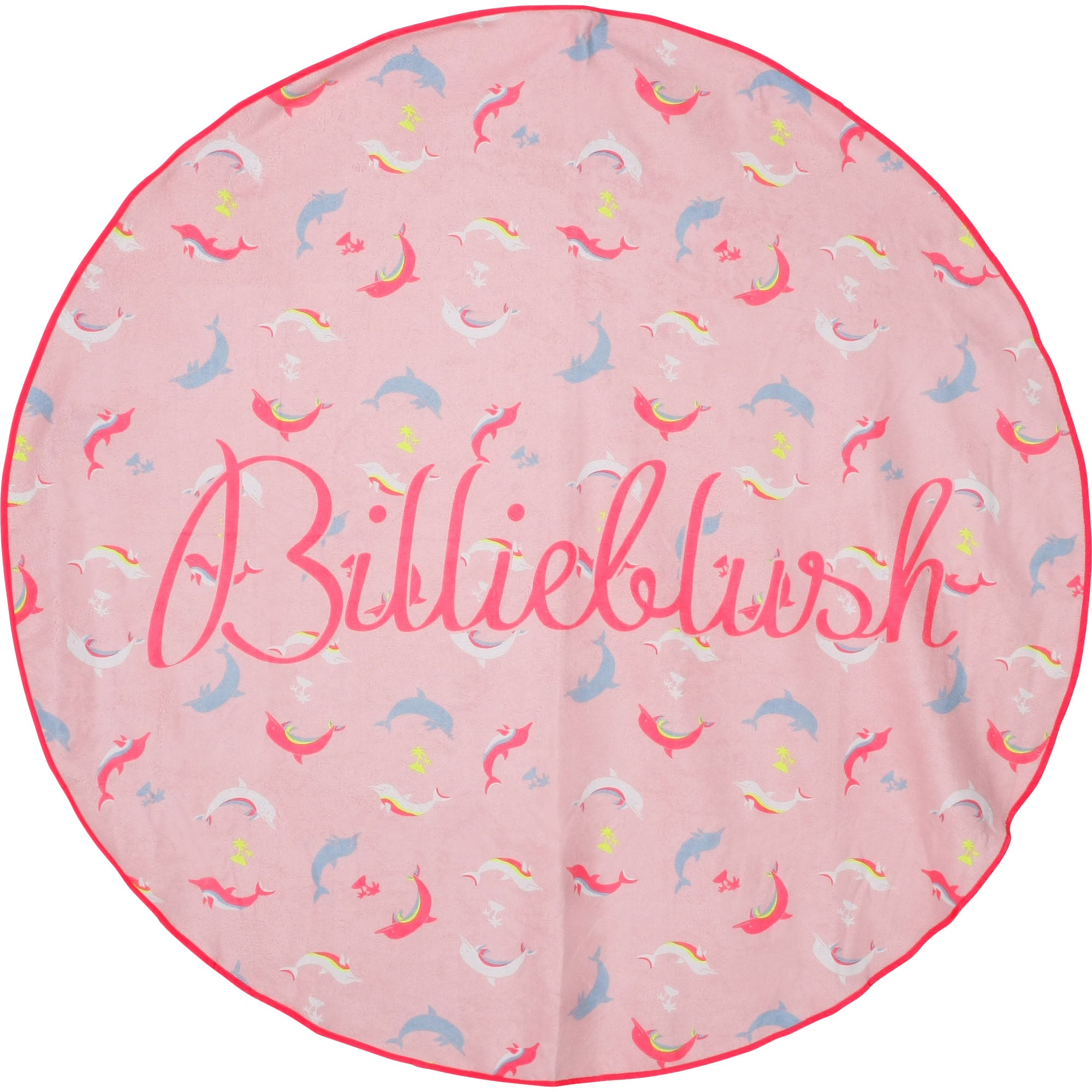Girls Pink Logo Beach Towel