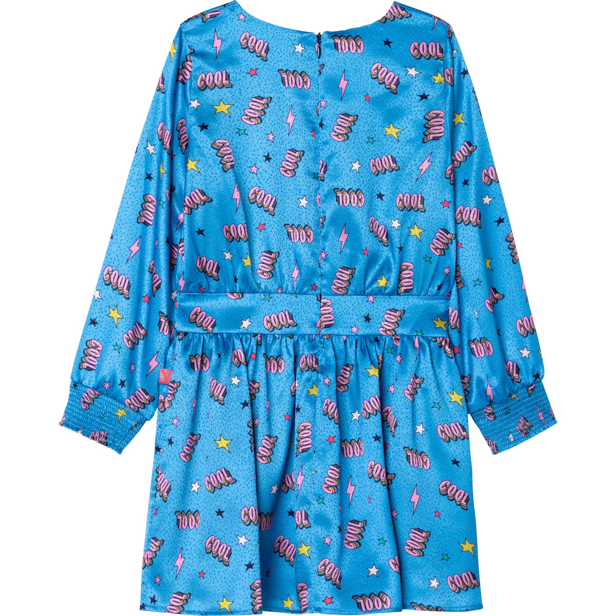 Girls Blue Printing Dress