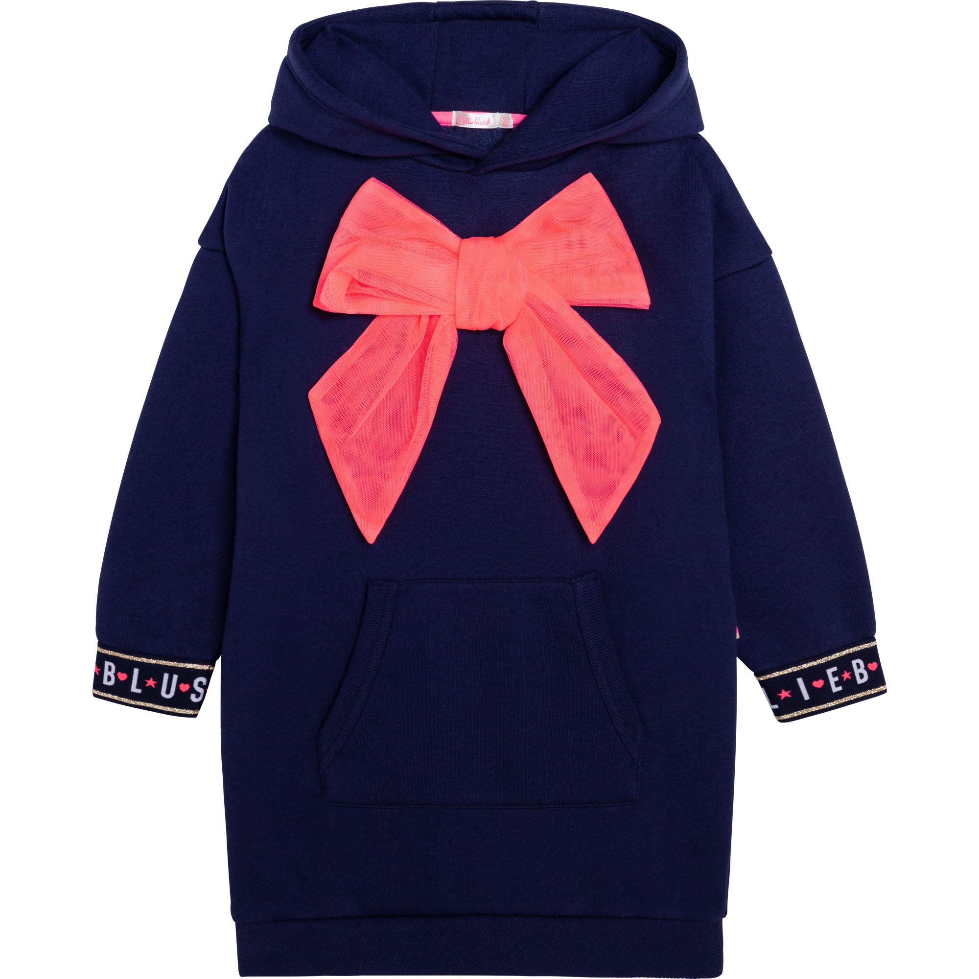 Girls Blue Bowknot Cotton Dress