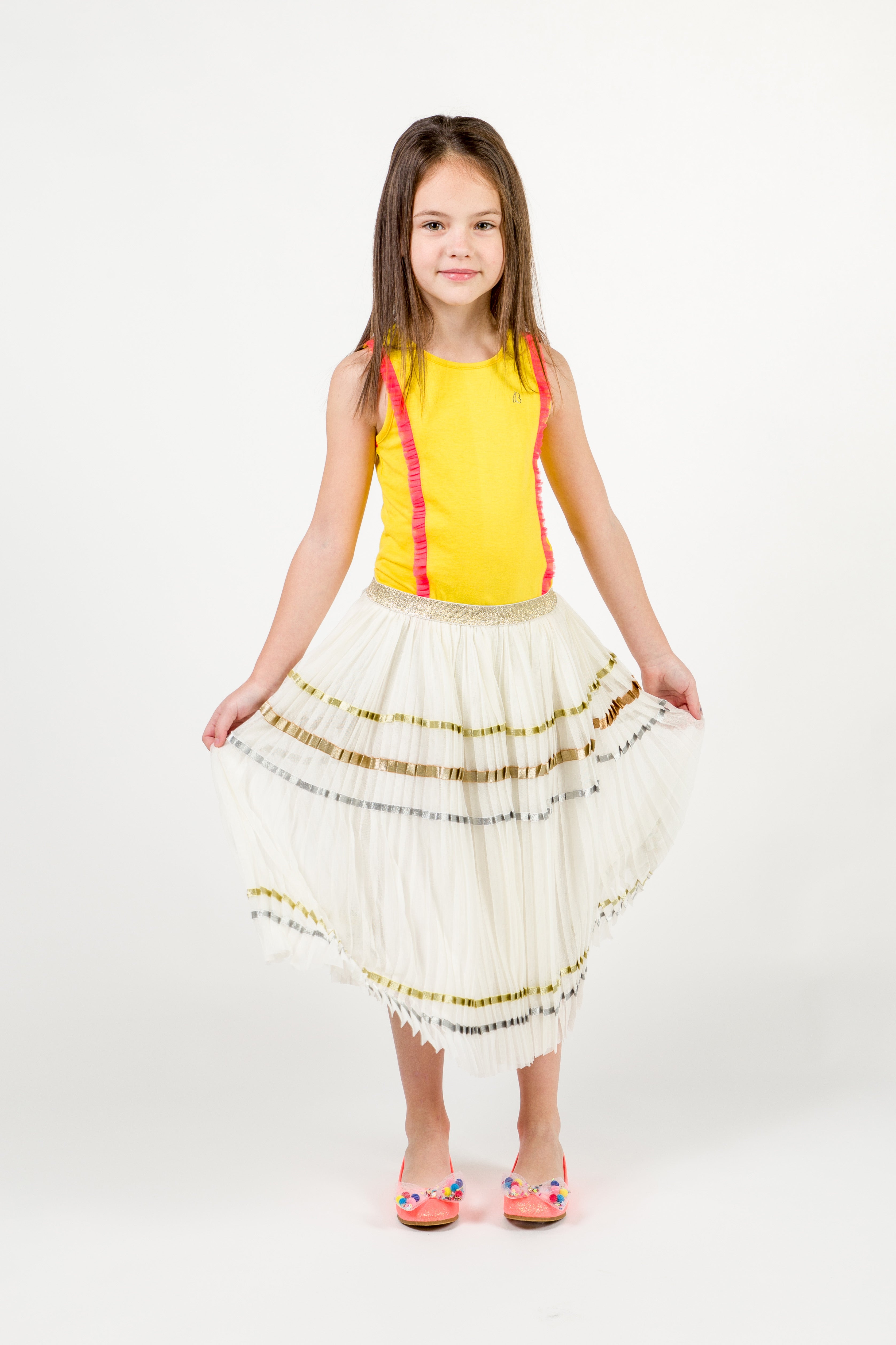 Girls Rice White Skirt
