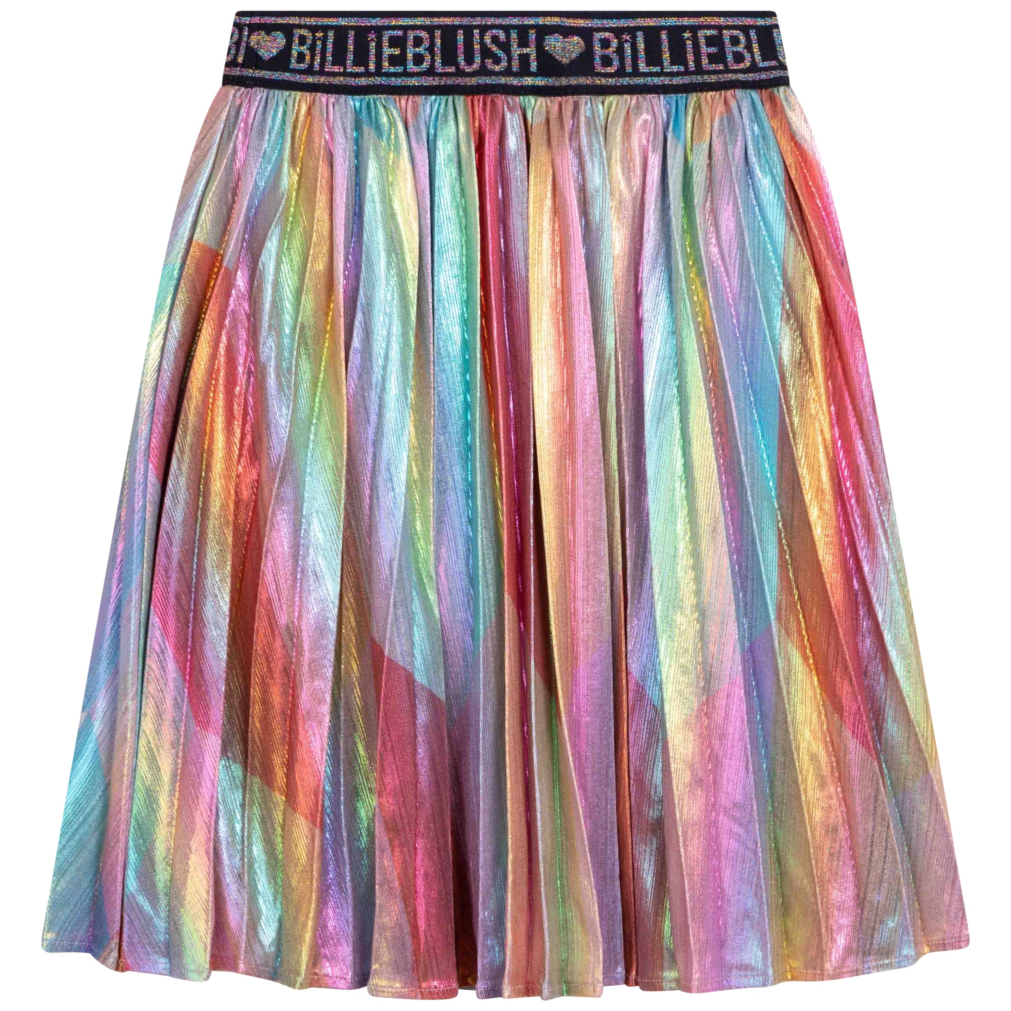 Girls Multicolor Pleated Skirt