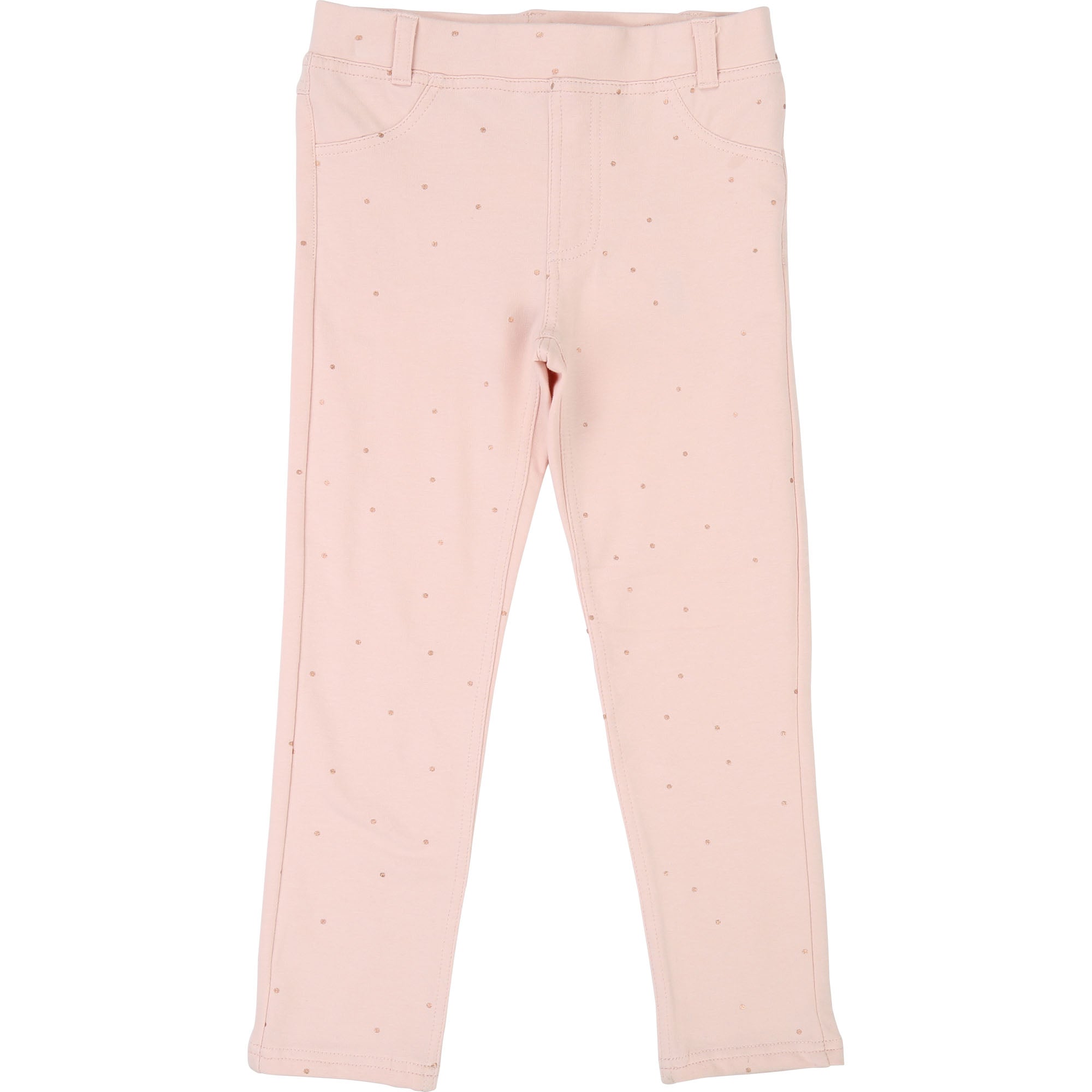 Girls Pink Cotton Trousers