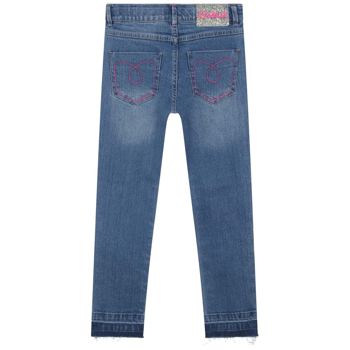 Girls Blue Denim Trousers