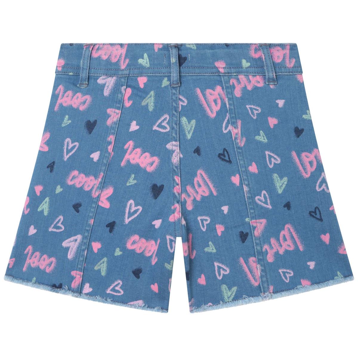 Girls Blue Denim Shorts