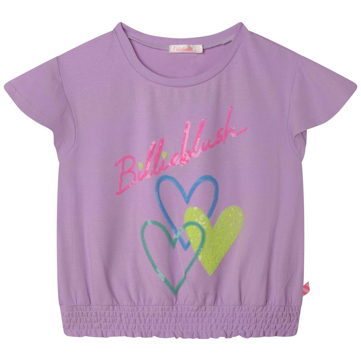 Girls Purple Logo T-Shirt