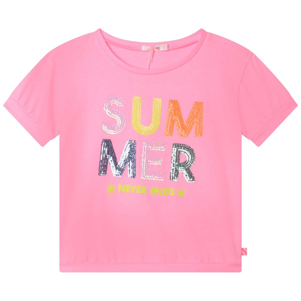 Girls Pink Logo T-Shirt