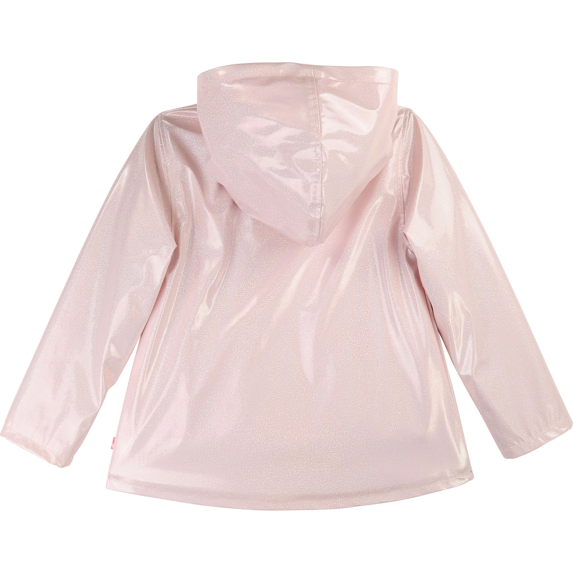 Girls Light Pink Hooded Coat