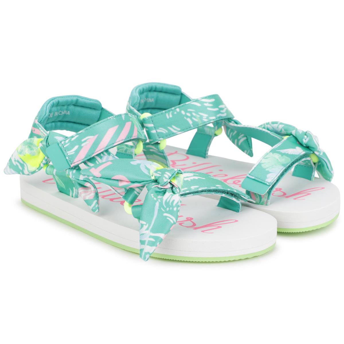 Girls Green Sandals