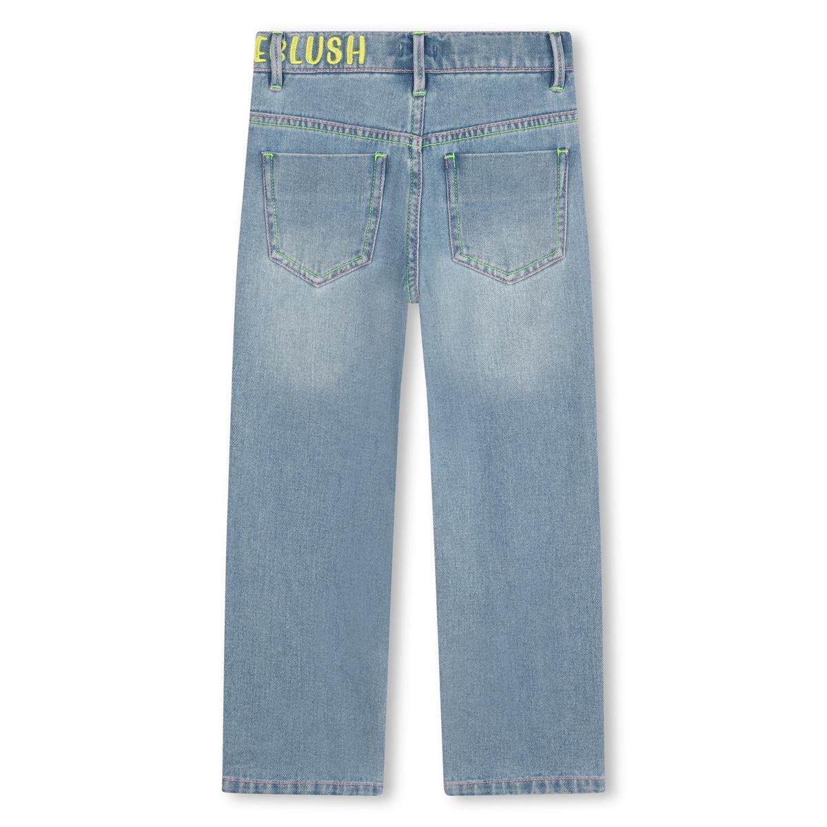 Girls Blue Denim Trousers