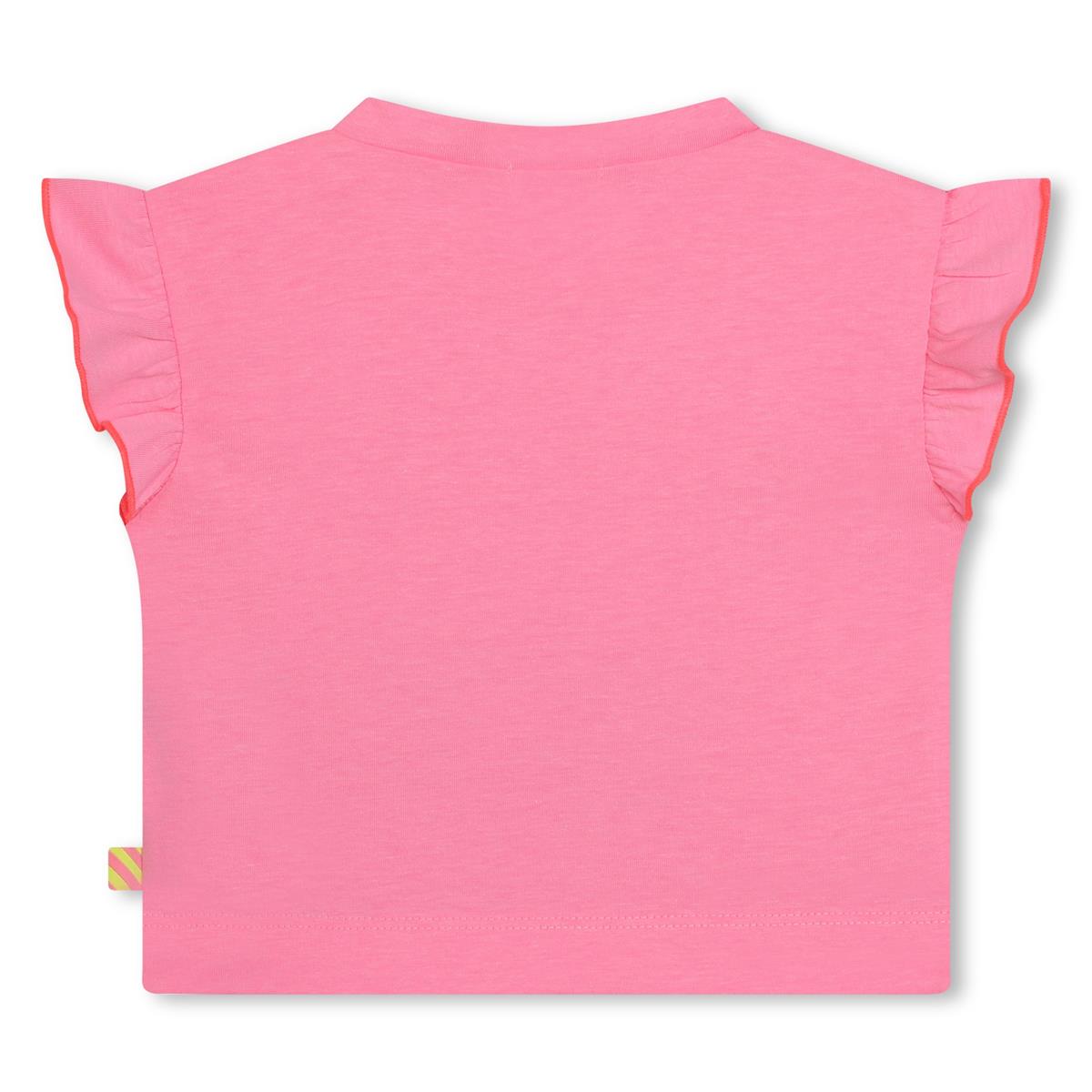 Baby Girls Pink Cotton T-Shirt