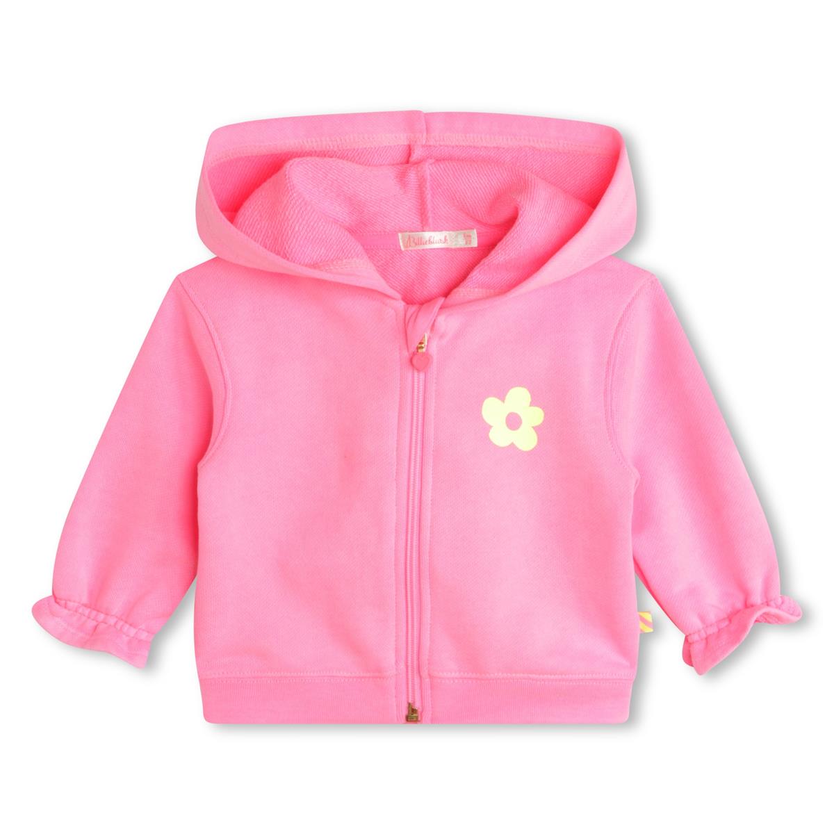 Baby Girls Pink Zip-Up Top