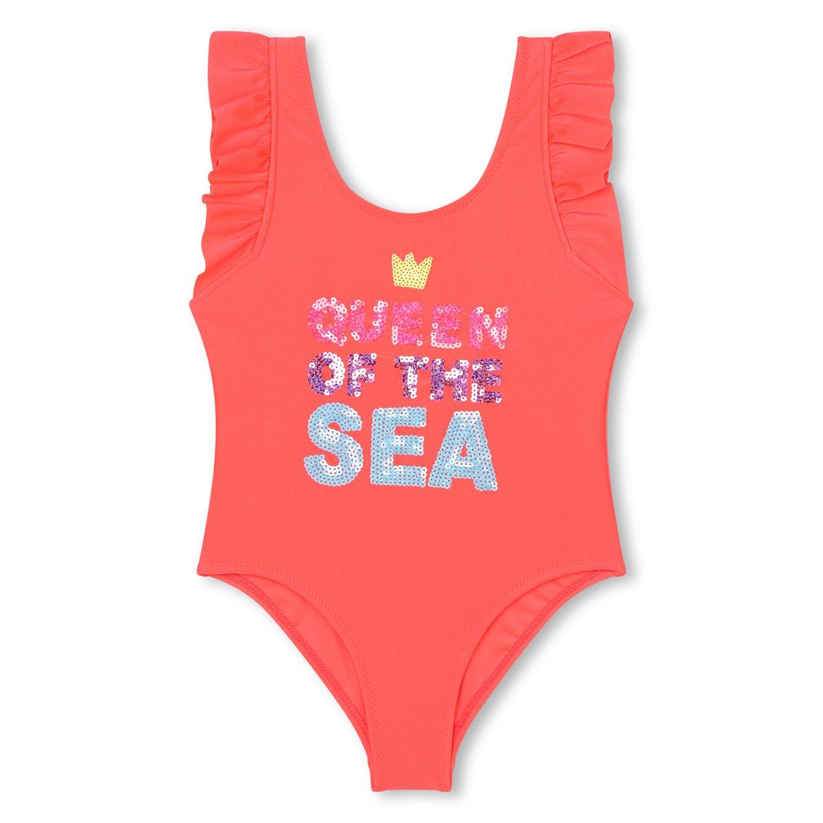 Girls Orange Swimsuit