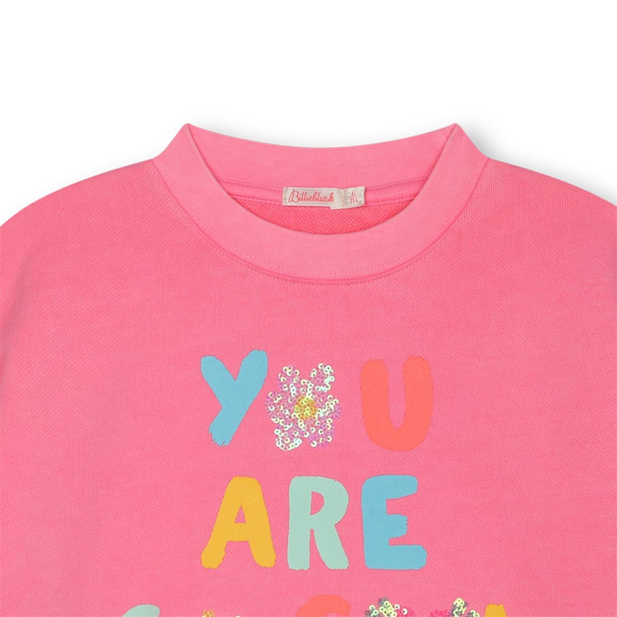 Girls Pink Sweatshirt