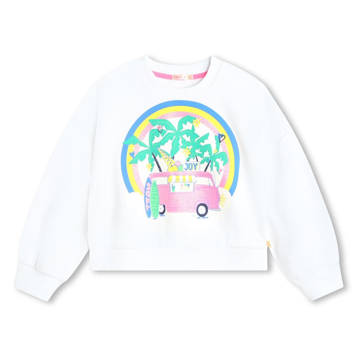 Girls White Sweatshirt