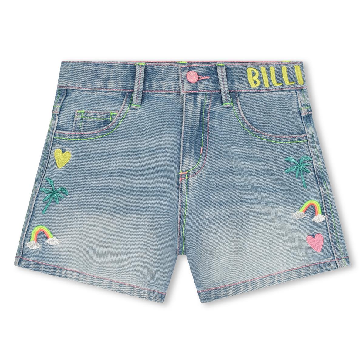 Girls Blue Denim Shorts