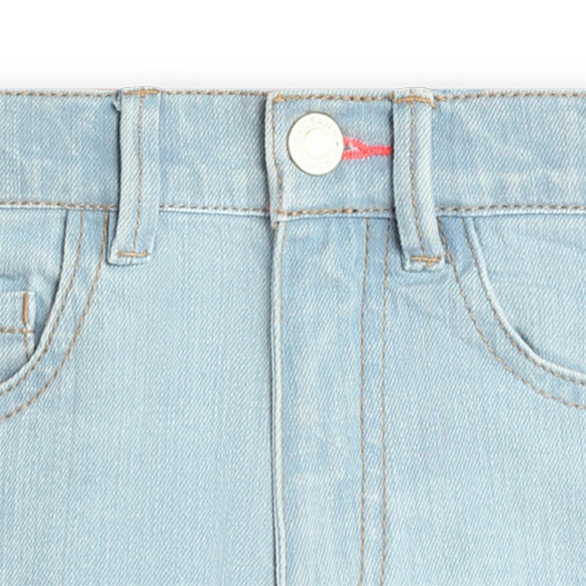 Girls Light Blue Denim Trousers
