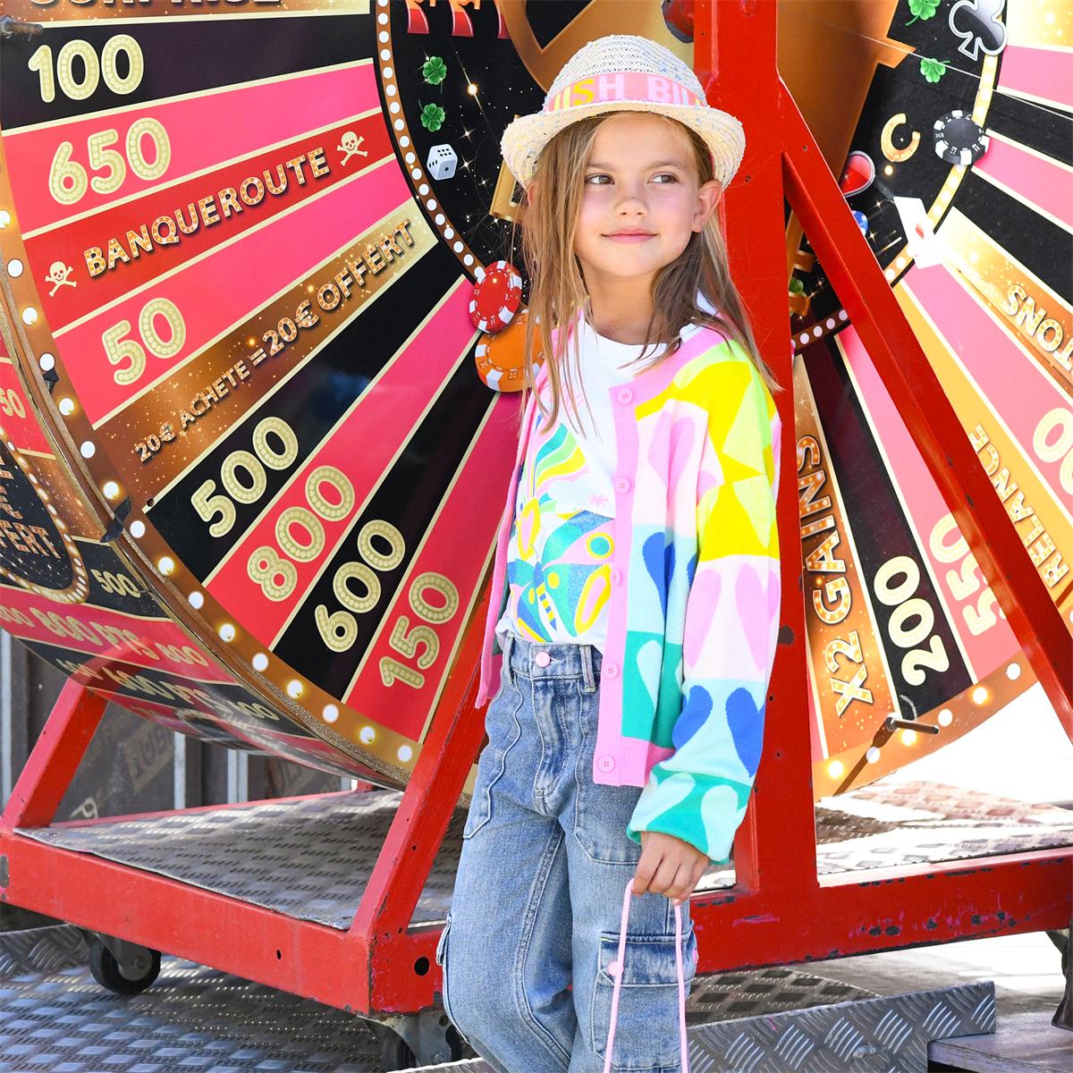 Girls Blue Denim Trousers