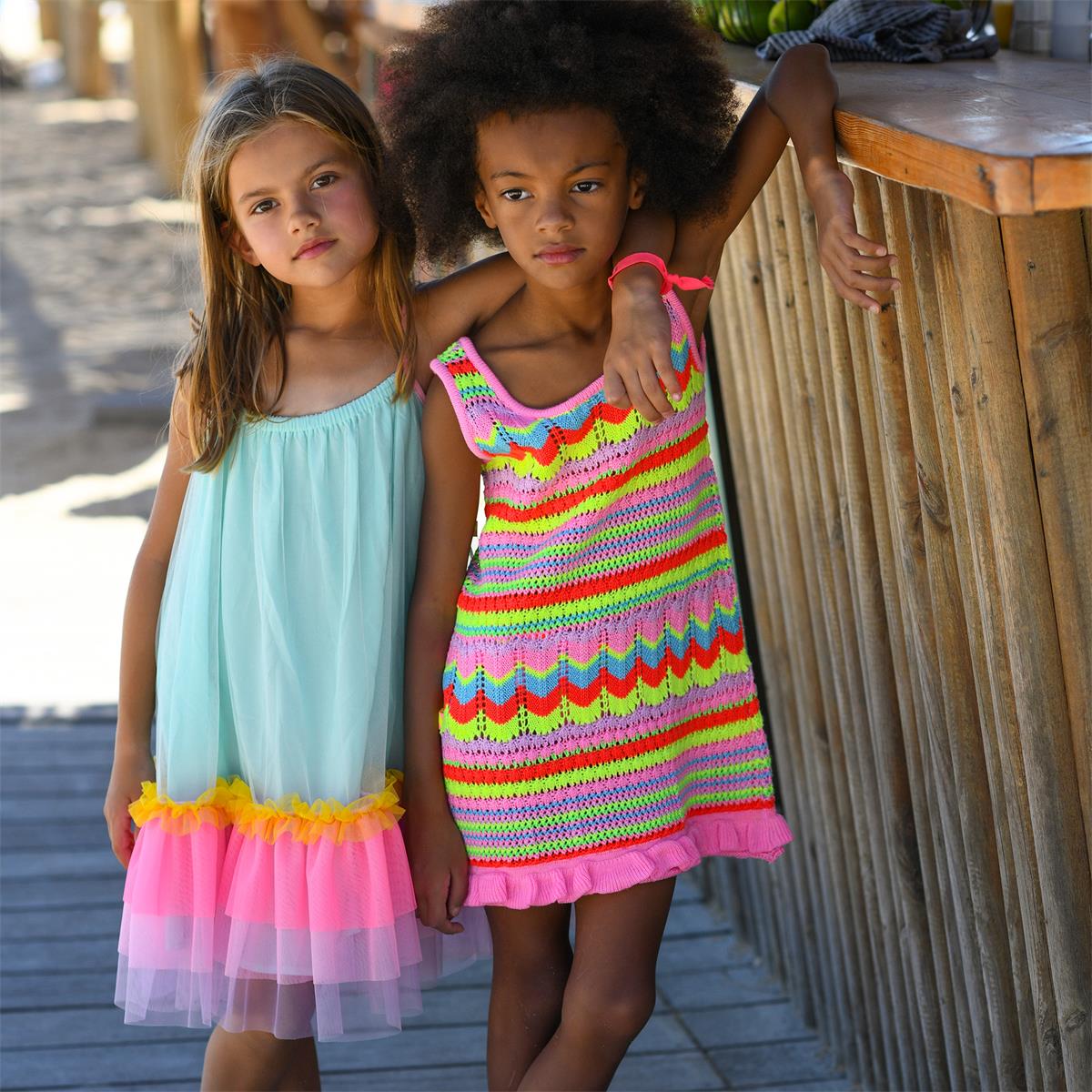 Girls Mint Strap Dress