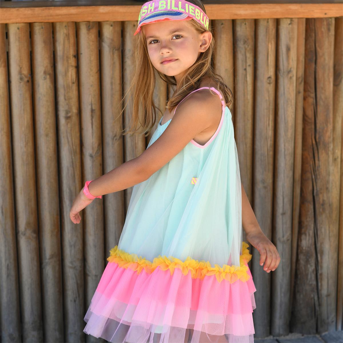 Girls Mint Strap Dress