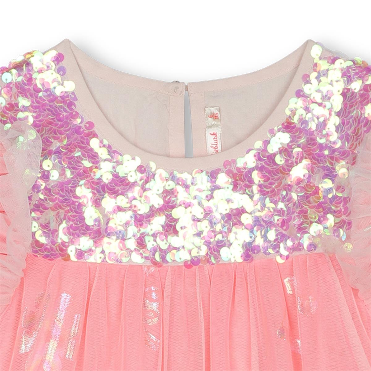 Girls Pink Tulle Dress