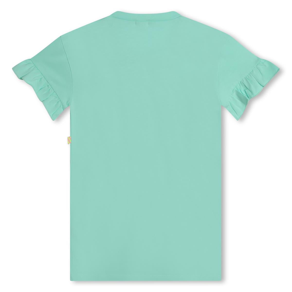 Girls Green Cotton Dress